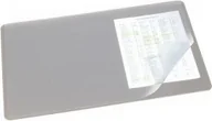 Podkładki na biurko - Durable Podkład na biurko 600x400mm z przeźroczystą nakładką szary - miniaturka - grafika 1