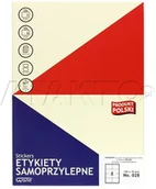 Etykiety samoprzylepne i bloki etykiet - Grand Etykiety uniwersalne 105x70/8 białe 100) KA6749 - miniaturka - grafika 1