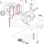 Części i akcesoria do maszyn rolniczych - CNH KLOCEK HAMULCOWY NEW HOLLAND 5158941 - 5158120 - miniaturka - grafika 1