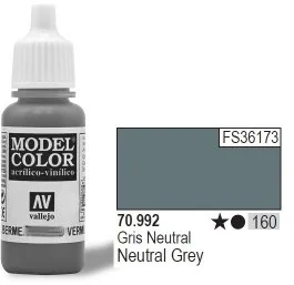 Vallejo Model Color Neutral Grey 17ml 70.992 - Akcesoria do gier planszowych - miniaturka - grafika 2