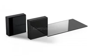 Meliconi Zestaw maskownic do kabli Ghost Cubes Shelf z półką Czarny - Maskownice do kabli - miniaturka - grafika 2