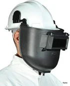 Akcesoria spawalnicze - UNIVER-OTW Osłona spawalnicza mocowana do kasku - miniaturka - grafika 1