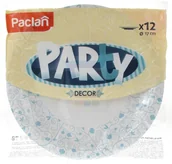 Akcesoria do grilla - Paclan Party Talerze papierowe z nadrukiem Decor 17 cm 12 szt. - miniaturka - grafika 1