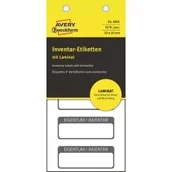 Papier do drukarek - Avery Zweckform Tabliczki Inwentaryzacjyne z Laminatem Do Opisu Ręcznewgo ZWCKFORM 50x20 mm Czarne Ramki 50 szt - miniaturka - grafika 1