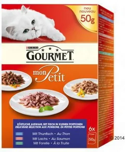 Purina Gourmet Mon Petit, 6 x 50g - Kaczka, kurczak i indyk - Mokra karma dla kotów Purina Gourmet Mon Petit, 6 x 50g - Kaczka, kurczak i indyk - Mokra karma dla kotów - miniaturka - grafika 2