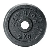 Obciążenia - Allright Obciążenie Żeliwne Czarne 28Mm 2Kg Fiodb2 - miniaturka - grafika 1