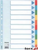 Etykiety samoprzylepne i bloki etykiet - Esselte PZEKLADKI 10KART 5 KOLOROW KARTA OPISOWA 100193 - miniaturka - grafika 1