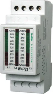 F&F Wskaźnik napięcia 3x230V 3 fazowy WN-723 - Multimetry - miniaturka - grafika 2