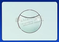 Przyciski spłukujące - Sanit Przycisk dwudzielny do spłuczek serii WC 995 N mały 167030 10000 biały 16 - miniaturka - grafika 1