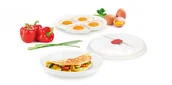 Noże kuchenne - Tescoma TESCOMA PURITY MICROWAVE MISKA DO PRZYGOTOWYWANIA OMLETÓW I SADZONYCH JAJEK W KUCHENCE MIKROFALOWEJ VIDEO 705030.00 - miniaturka - grafika 1