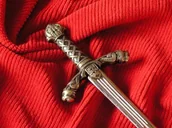 Repliki - broń - WŁOCHY MIECZ RYSZARDA LWIE SERCE - NOŻYK DO LISTÓW - miniaturka - grafika 1