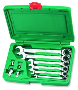 Jonnesway (R) Zestaw 6 kluczy płasko - oczkowy z grzechotką drobnoząbk (W45110S) - Klucze i nasadki - miniaturka - grafika 5