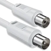 Kable - 1aTTack.de 1aTTack BK 350 kabel przyłączeniowy koncentryczny, 3,5m, biały 4250344880271 - miniaturka - grafika 1