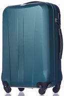 Walizki - Puccini Średnia walizka PARIS ABS03B 5A Zielona - zielony - miniaturka - grafika 1