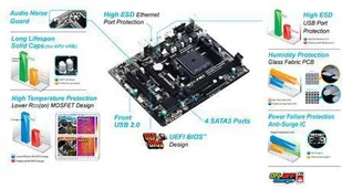 Płyta główna Gigabyte GA-F2A68HM-S1 - Płyty główne - miniaturka - grafika 5