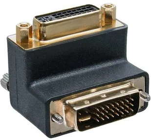 InLine Adapter AV DVI-I Adapter kątowy 90stopni digital + analog 24+5 męski - że (17781W) - Adaptery i przejściówki - miniaturka - grafika 3