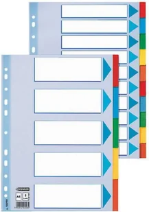 Esselte PRZEKłADKI KARTONOWE KOLOROWE A4, 6 KART 100192 - Przekładki do segregatorów - miniaturka - grafika 2