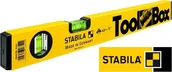 Poziomice, łaty, miary - Stabila Poziomnica aluminiowa krótka z przesuniętą libellą poziomą, typ Toolbox - miniaturka - grafika 1