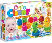 Klocki - Clementoni CLEMMY MIĘKKIE KLOCKI DINO KSZTAŁTY I KOLORY CLE17066 - miniaturka - grafika 1