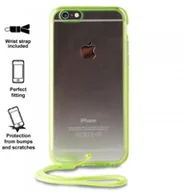 Etui i futerały do telefonów - PURO Clear Cover Easy Photo Etui iPhone 6/6s + smycz (limonkowy) IPC647CLEARWL - miniaturka - grafika 1
