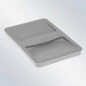 Kosze na śmieci - Franke Cube Przykrywka do selektora 18L szary 133.0014.739 - miniaturka - grafika 1