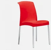 Krzesła - SCAB Design Krzesło Jenny czerwone 2096 - miniaturka - grafika 1