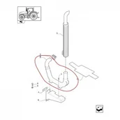 Części i akcesoria do maszyn rolniczych - NEW HOLLAND / CASE RURA UKŁADU WYDECHOWEGO 84551482 - miniaturka - grafika 1