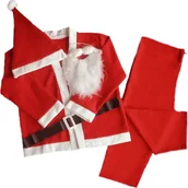 Pozostałe akcesoria świąteczne - Bulinex Strój Mikołaja 5-częściowy, czerwony, r. XL, (39-252) - miniaturka - grafika 1