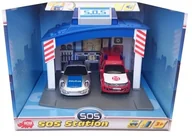 Samochody i pojazdy dla dzieci - Dickie Toys Baza SOS Rescue z dwoma autami - miniaturka - grafika 1