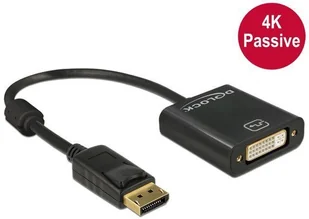 Delock Adapter AV Adapter DisplayPort 1.2-DVI F 24+5 4K - 62601 - Adaptery i przejściówki - miniaturka - grafika 3