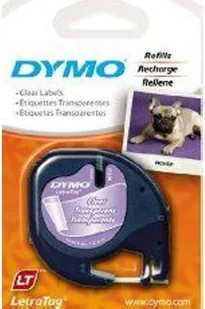 Dymo Taśma 12mm/4m plastikowa, przezroczysty S0721540 - Inne akcesoria elektryczne - miniaturka - grafika 3