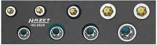 Hazet Zestaw gniazda wkładki do bitów 3/8" 10 mm) 163-252/9 TORX 9 szt - Klucze i nasadki Hazet Zestaw gniazda wkładki do bitów 3/8" 10 mm) 163-252/9 TORX 9 szt - Klucze i nasadki - miniaturka - grafika 1