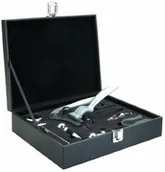 Zestawy do wina - Ibili Bar zestaw do wina, 26 x 21 cm, 9-częściowy, obejmujący korkociąg, 2 wiertła do wymiany do wina, 2 weinstopfen dozowników, termometr do wina, kapanie ring 781601 - miniaturka - grafika 1