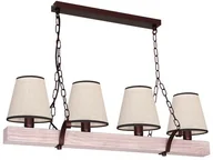 Lampy sufitowe - Luminex ADRIA 4 zwis - Żyrandol/lampa wisząca 4x E14 (max 40W) 8729 - miniaturka - grafika 1