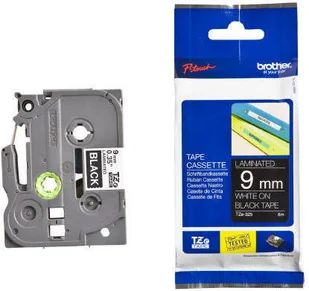 Brother Taśma TZe-325 Biała do drukarek Oryginalna [9mm] - Taśmy do drukarek barwiące - miniaturka - grafika 2