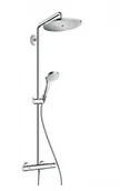 Zestawy prysznicowe - Hansgrohe Croma Select S 280 1jet Zestaw prysznicowy EcoSmart chrom 26794000 - miniaturka - grafika 1
