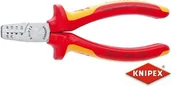 Kombinerki i obcęgi - Knipex szczypce do zagniatania tulejek kablowych, dwukomponentowe, izolowane (97 (97 68 145 A) - miniaturka - grafika 1
