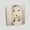 Gniazdka elektryczne - Kontakt Simon Gniazdo Podwójne bez uziemienia (kompletne) beżowe BMG2/12 - miniaturka - grafika 1