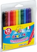 Flamastry - Carioca Flamastry 12 kolorów JOY - KWTR444 NB-6878 - miniaturka - grafika 1