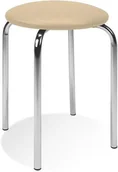 Taborety i hokery - Nowy Styl Taboret Chico Alu/Black/Chrome - miniaturka - grafika 1