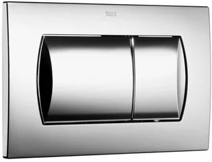 Roca Przycisk WC Active 3/6 l chrom polerowany - Stelaże i zestawy podtynkowe do WC - miniaturka - grafika 2