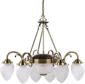 Lampy sufitowe - Rabalux Żyrandol klasyczna OPRAWA wisząca ANNABELLA 8636 IP20 Patyna biały - miniaturka - grafika 1