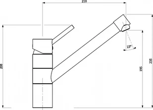 Aquasanita 2763-601 Czarny metalik - Baterie kuchenne - miniaturka - grafika 2