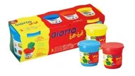 Masy plastyczne - Giotto Ciastolina Be-be 3 kolory - miniaturka - grafika 1