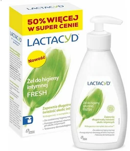 GlaxoSmithKline Femina Lactacyd ACTI-FRESH ŻEL DO HIGIENY do higieny intymnej Z POMPKĄ 200ml - Żele do higieny intymnej - miniaturka - grafika 3