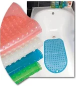 Maty antypoślizgowe - HALCAMP mata antypoślizgowa do wanny 70x35cm NIEBIESKA - miniaturka - grafika 1