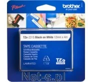 Brother Tapes TZE231S 12mm wh/black 4m,P-t 200,210E,1290,1290DT - Tusze oryginalne - miniaturka - grafika 2