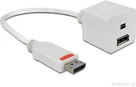 Akcesoria do monitorów - Delock ADAPTER DISPLAYPORT(M)->DISPLAYPORT(F) + DISPLAYPORT MINI(F) - 61751 - miniaturka - grafika 1