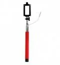 Selfie stick - ART Selfie stick przewodowy KA10A czerwony - miniaturka - grafika 1
