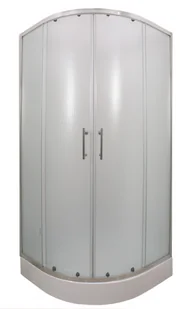 Durasan Palermo Frozen NK 80 80x80 szkło transparentne NK 80 + brodzik - Kabiny prysznicowe Durasan Palermo Frozen NK 80 80x80 szkło transparentne NK 80 + brodzik - Kabiny prysznicowe - miniaturka - grafika 1